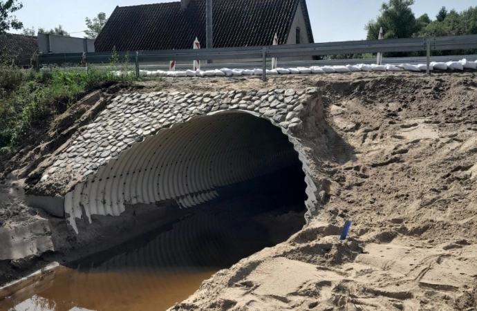 Most w Barczewku naprawiony