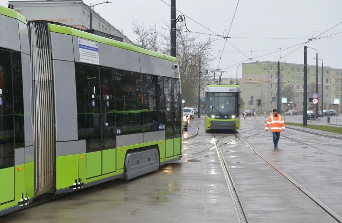 Pierwsze testy nowej linii tramwajowej