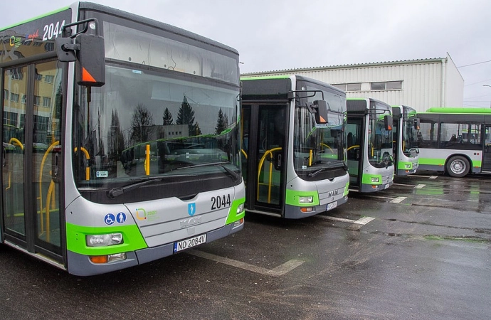 Więcej autobusowych kursów w Olsztynie